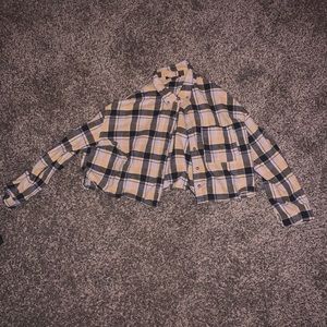 Cropped flannel